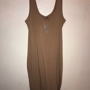 nudish, brown dress